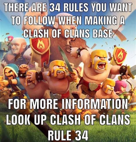 clash of clans rule 34|Rule 34 .